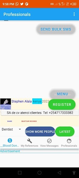 Run android online APK Blood Donor App from MyAndroid or emulate Blood Donor App using MyAndroid