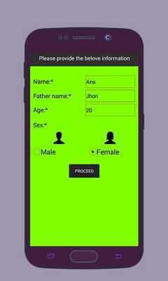 Emulate Android APK Blood Group Detector Prank