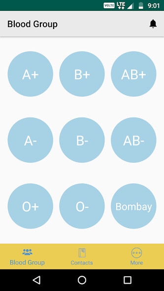 Run android online APK Blood Group from MyAndroid or emulate Blood Group using MyAndroid