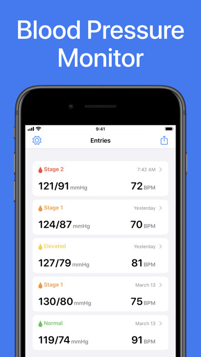 Emulate iPhone app Blood Pressure App Monitor using MyAndroid Emulate iPhone app Blood Pressure App Monitor using MyAndroid