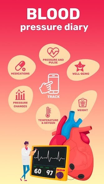 Run android online APK Blood Pressure－Cardio journal from MyAndroid or emulate Blood Pressure－Cardio journal using MyAndroid