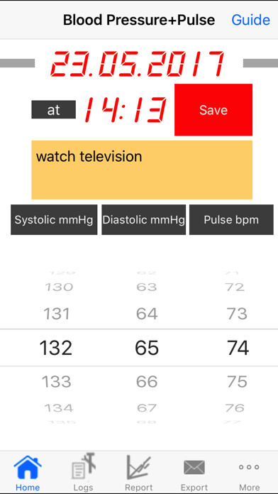 Emulate iPhone app BloodPressure+Pulse Grapher using MyAndroid Emulate iPhone app BloodPressure+Pulse Grapher using MyAndroid