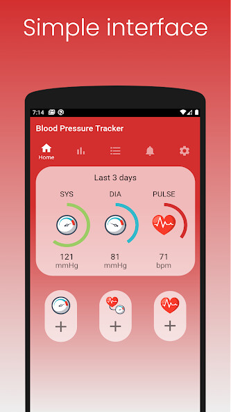 Run android online APK Blood Pressure Tracker BP Record from MyAndroid or emulate Blood Pressure Tracker BP Record using MyAndroid