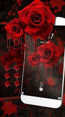 Emulate Android APK Blood Rose Theme Lock Screen Emulate Android APK Blood Rose Theme Lock Screen