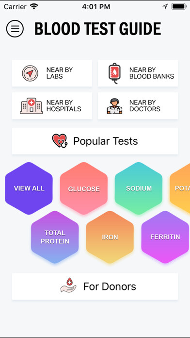 Emulate iPhone app Blood Test Guide using MyAndroid Emulate iPhone app Blood Test Guide using MyAndroid
