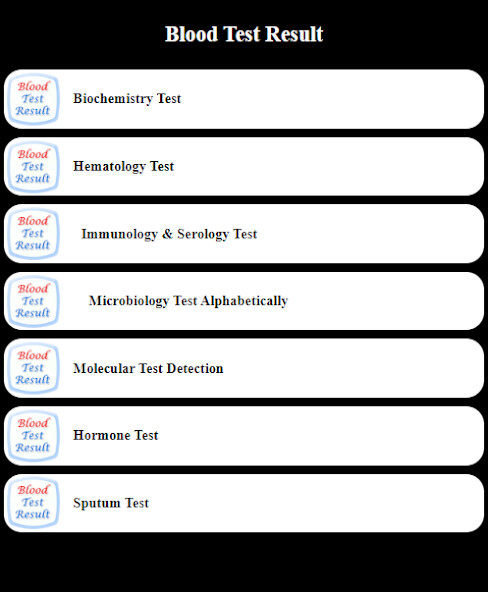 Run android online APK Blood Test Result from MyAndroid or emulate Blood Test Result using MyAndroid