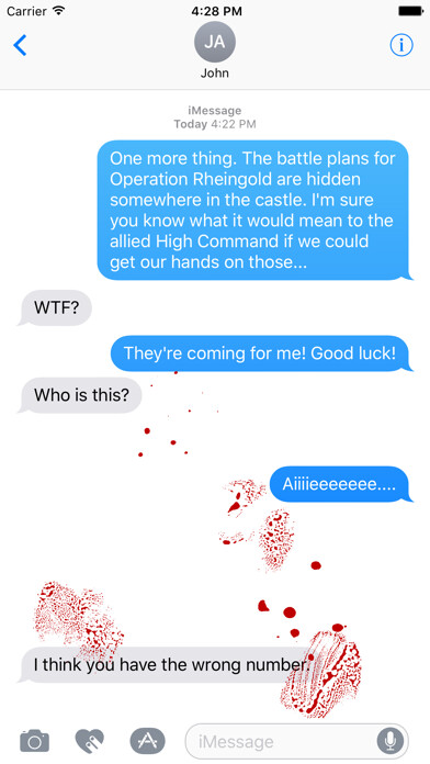 Emulate iPhone app Bloody Stickers using MyAndroid Emulate iPhone app Bloody Stickers using MyAndroid
