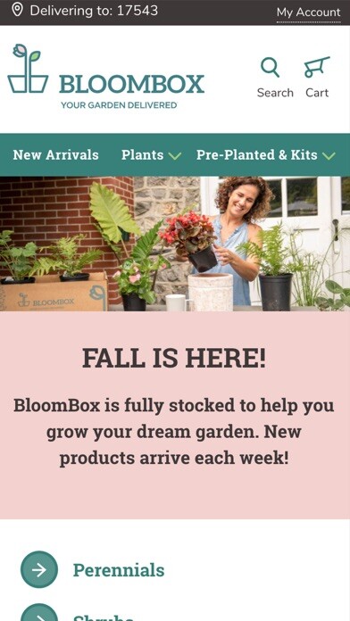 Emulate iPhone app BloomBox Your Garden Delivered using MyAndroid Emulate iPhone app BloomBox Your Garden Delivered using MyAndroid