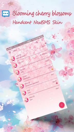 Run android online APK Blooming cherry blossoms skin for Next SMS from MyAndroid or emulate Blooming cherry blossoms skin for Next SMS using MyAndroid Run android online APK Blooming cherry blossoms skin for Next SMS from MyAndroid or emulate Blooming cherry blossoms skin for Next SMS using MyAndroid