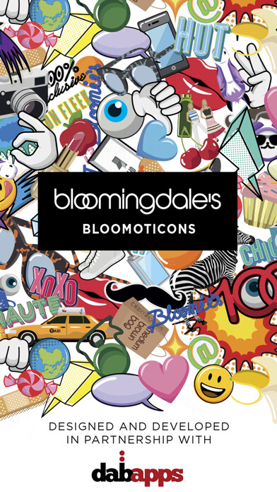Emulate iPhone app Bloomoticons by Bloomingdales using MyAndroid