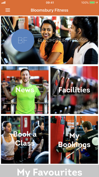 Emulate iPhone app Bloomsbury Fitness using MyAndroid