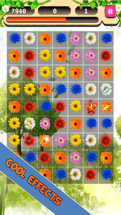 Emulate iPhone app Blossom Garden Mania Blossom Game using MyAndroid