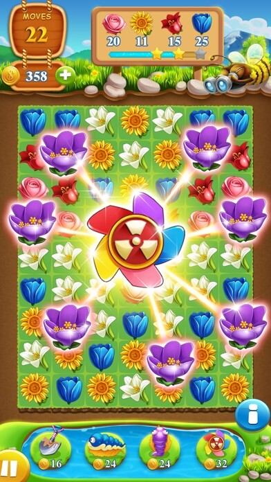 Emulate iPhone app Blossom Pop -Swipe flower using MyAndroid Emulate iPhone app Blossom Pop -Swipe flower using MyAndroid