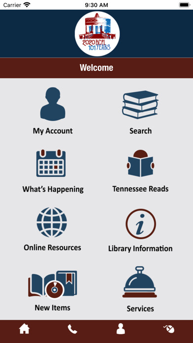 Emulate iPhone app Blount County Public Library using MyAndroid Emulate iPhone app Blount County Public Library using MyAndroid
