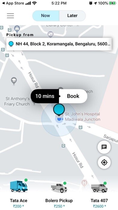 Emulate iPhone app blowhorn - Mini-Trucks on hire using MyAndroid Emulate iPhone app blowhorn - Mini-Trucks on hire using MyAndroid