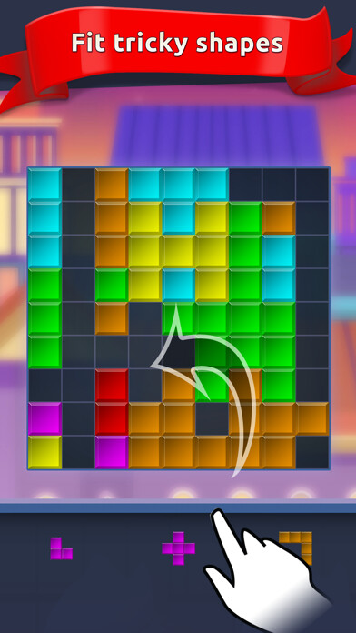 Emulate iPhone app Blox Shock - 1010 block puzzle using MyAndroid Emulate iPhone app Blox Shock - 1010 block puzzle using MyAndroid