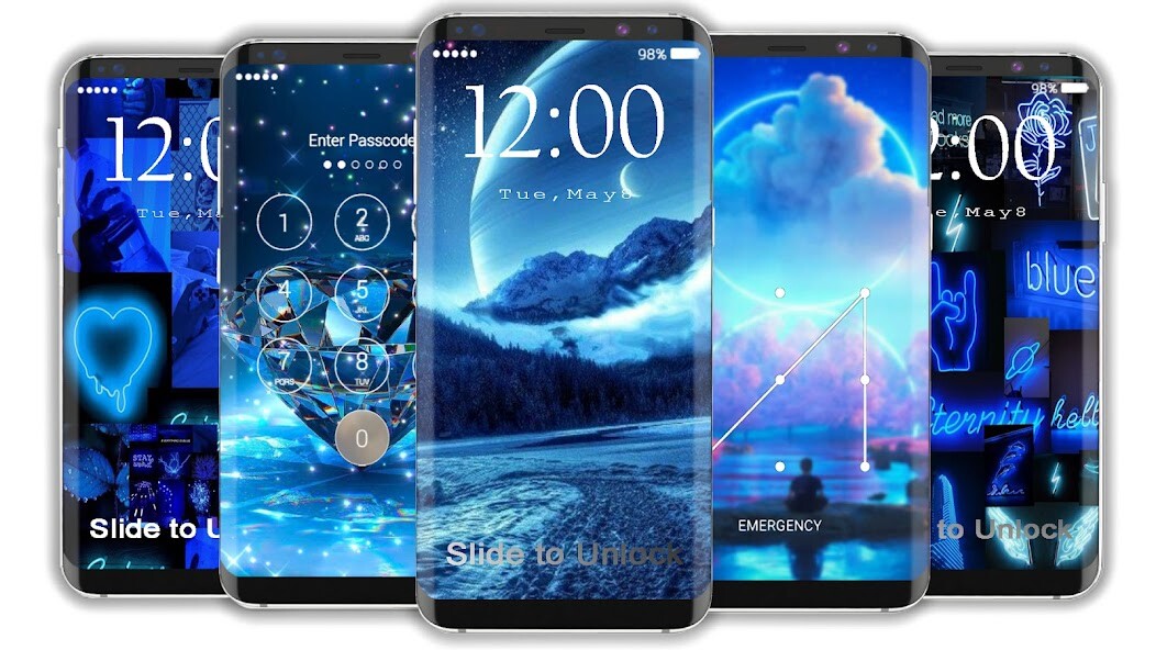 Run android online APK Blue Aesthetic Wallpapers from MyAndroid or emulate Blue Aesthetic Wallpapers using MyAndroid