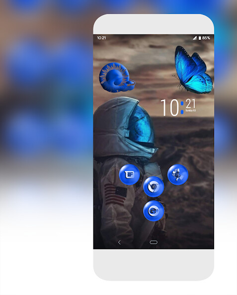 Run android online APK Blue Ash Icons Pack from MyAndroid or emulate Blue Ash Icons Pack using MyAndroid