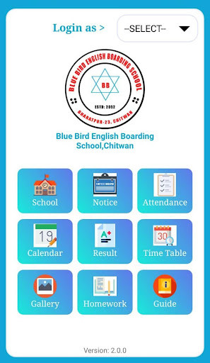 Run android online APK Blue Bird English Boarding School,Chitwan from MyAndroid or emulate Blue Bird English Boarding School,Chitwan using MyAndroid