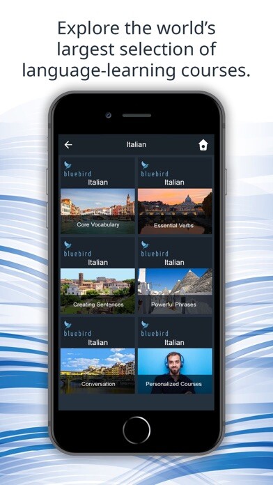 Emulate iPhone app Bluebird: Learn 163 Languages using MyAndroid Emulate iPhone app Bluebird: Learn 163 Languages using MyAndroid
