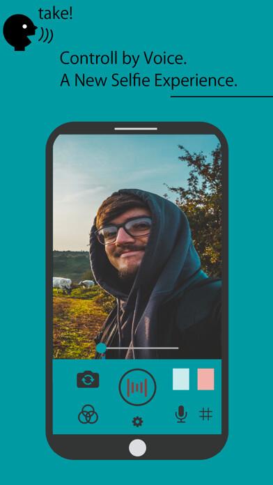 Emulate iPhone app Blue Camera using MyAndroid