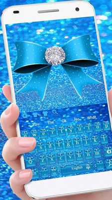 Emulate Android APK Blue Diamond Bow Keyboard