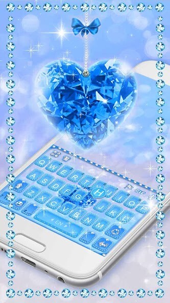 Emulate Android APK Blue Diamond Keyboard Theme Emulate Android APK Blue Diamond Keyboard Theme