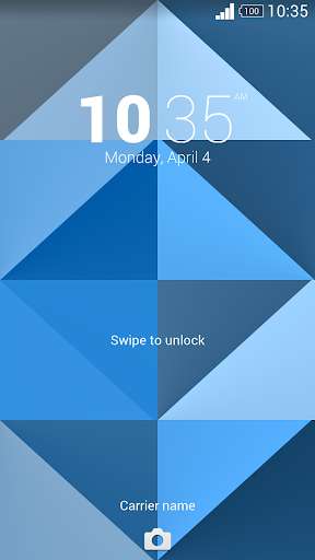 Run android online APK Blue Diamonds Theme from MyAndroid or emulate Blue Diamonds Theme using MyAndroid