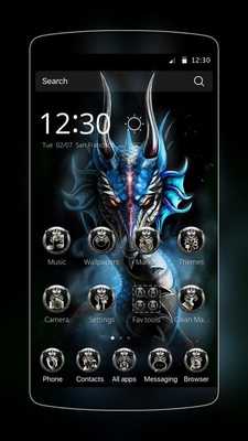 Emulate Android APK Blue Dragon Art Theme Emulate Android APK Blue Dragon Art Theme
