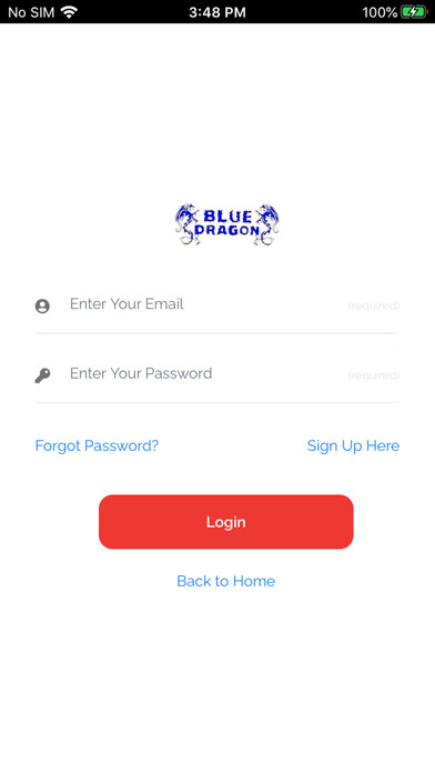 Emulate Android APK Blue Dragon Restaurant