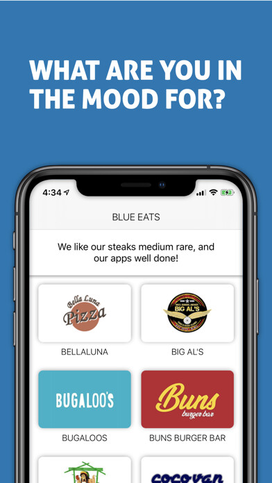 Emulate iPhone app BLUE EATS using MyAndroid Emulate iPhone app BLUE EATS using MyAndroid