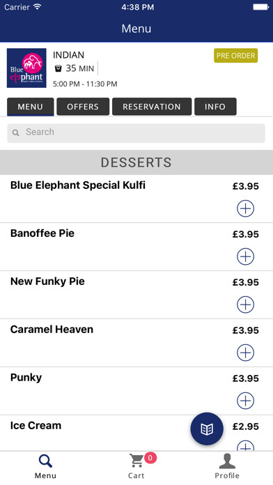 Run android online APK Blue Elephant Restaurant from MyAndroid or emulate Blue Elephant Restaurant using MyAndroid