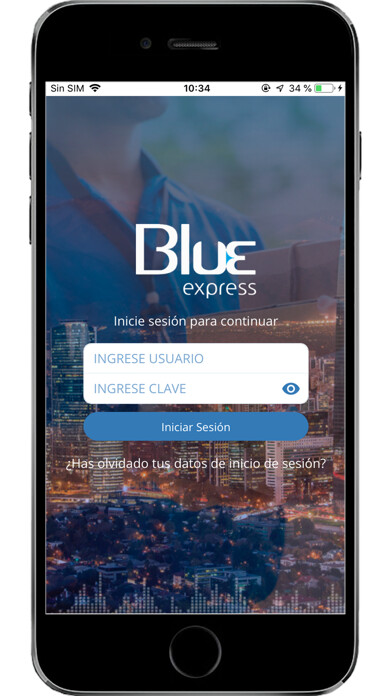 Emulate iPhone app Blue Express PickUp using MyAndroid Emulate iPhone app Blue Express PickUp using MyAndroid