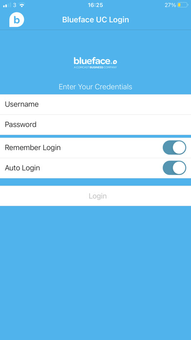 Emulate iPhone app Blueface Connect using MyAndroid