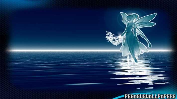 Emulate Android APK Blue Fairy Wallpaper