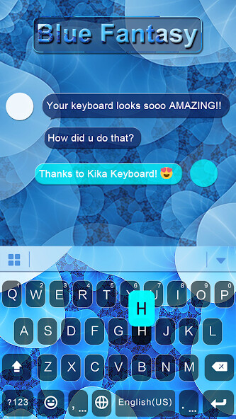 Run android online APK Blue Fantasy Keyboard Background from MyAndroid or emulate Blue Fantasy Keyboard Background using MyAndroid