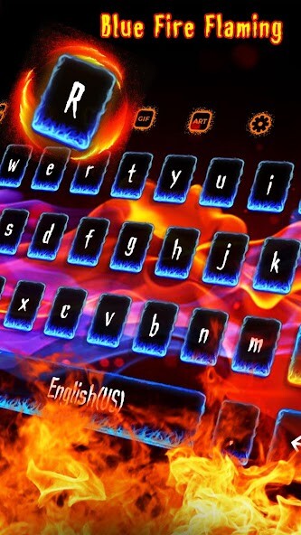 Run android online APK Blue Fire Flaming Keyboard from MyAndroid or emulate Blue Fire Flaming Keyboard using MyAndroid