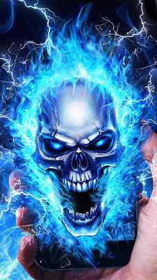 Emulate Android APK Blue Fire Skull Bone Live Wallpaper Emulate Android APK Blue Fire Skull Bone Live Wallpaper