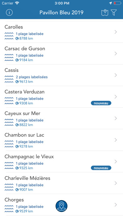 Emulate iPhone app Blue Flag 2021 France using MyAndroid