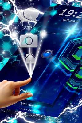 Emulate Android APK Blue Futuristic Locker Theme Emulate Android APK Blue Futuristic Locker Theme