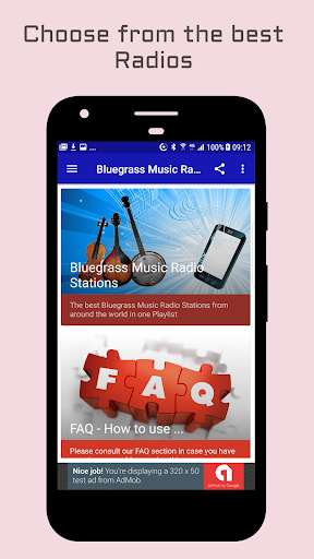 Emulate Android APK Bluegrass Music Radio Stations