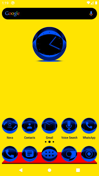 Run android online APK Blue Icon Pack Style 2 from MyAndroid or emulate Blue Icon Pack Style 2 using MyAndroid