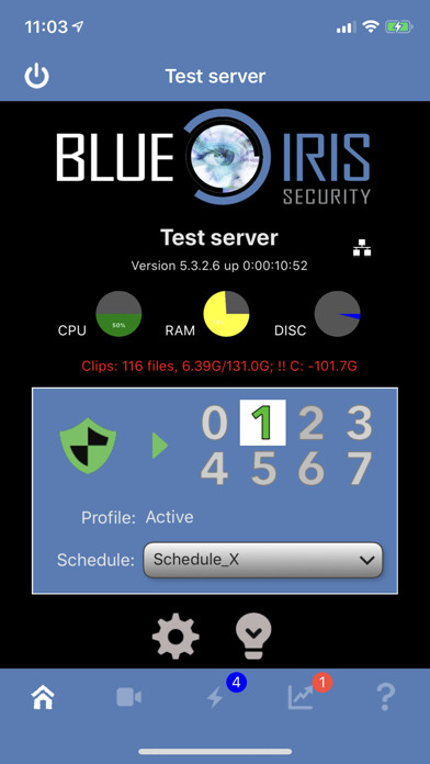 Emulate iPhone app Blue Iris using MyAndroid Emulate iPhone app Blue Iris using MyAndroid