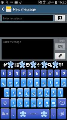 Emulate Android APK Blue Jasmine Keyboard