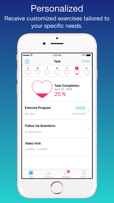 Emulate iPhone app BlueJay Engage – Patient using MyAndroid