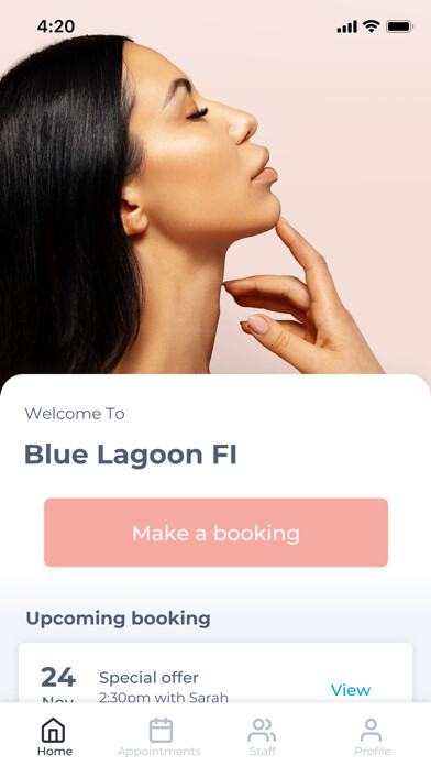 Emulate iPhone app Blue Lagoon FI using MyAndroid