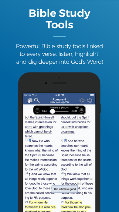 Emulate iPhone app Blue Letter Bible using MyAndroid Emulate iPhone app Blue Letter Bible using MyAndroid