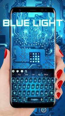 Emulate Android APK Blue Light Animated Keyboard