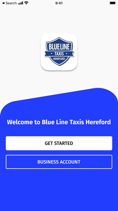 Emulate iPhone app Blue Line Taxis Hereford using MyAndroid Emulate iPhone app Blue Line Taxis Hereford using MyAndroid