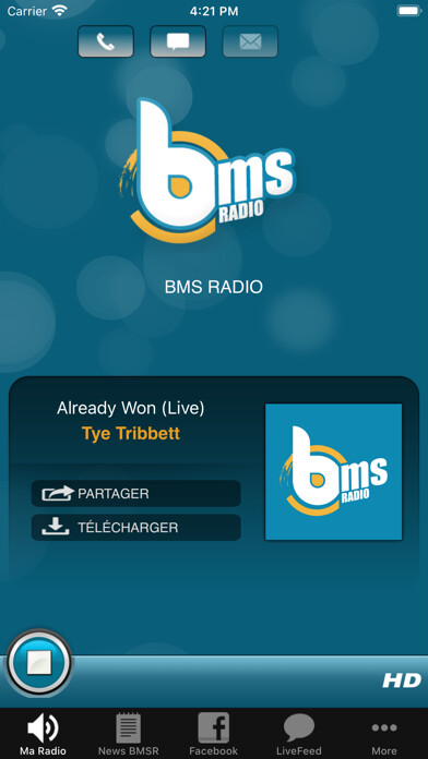Emulate iPhone app BLUE MELODY SCHOOL RADIO using MyAndroid Emulate iPhone app BLUE MELODY SCHOOL RADIO using MyAndroid